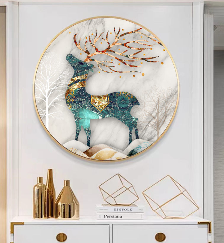 Meticulously Crafted Deer Art: High - End Home Decor