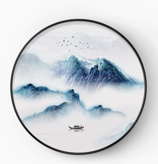 Harmonious Mountain & Mist Artwork