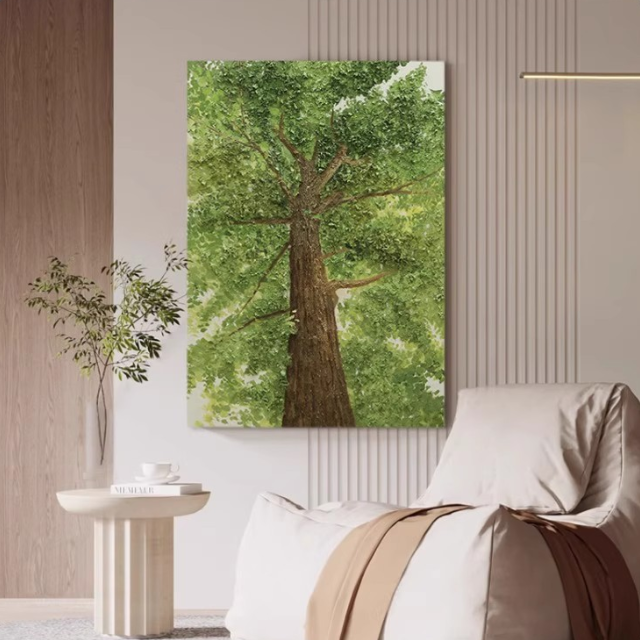 LUXURIOUS HAND - PAINTED TREE MASTERPIECE