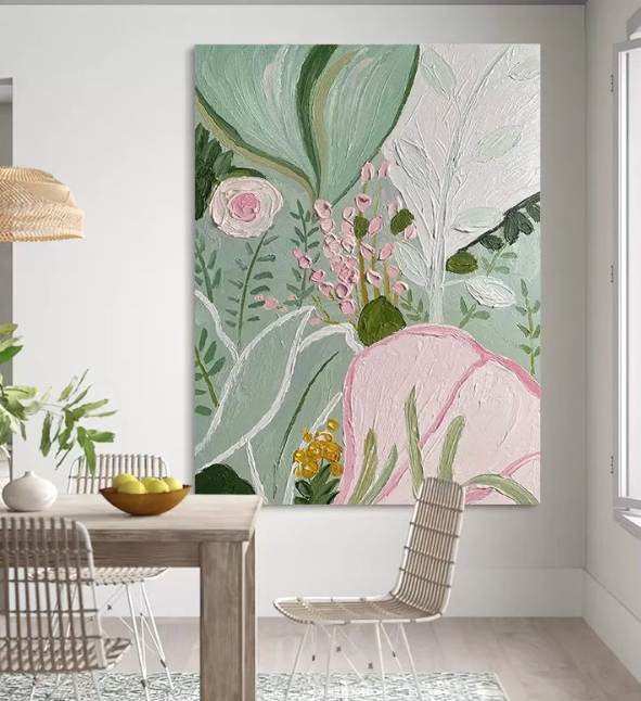 LUXURIOUS HAND - PAINTED BOTANICAL SPLENDOR