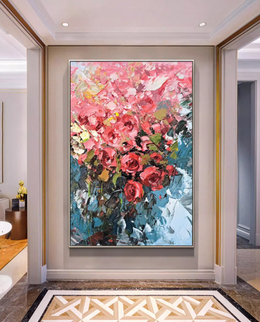 HIGH - END MODERN FLORAL WALL DECOR