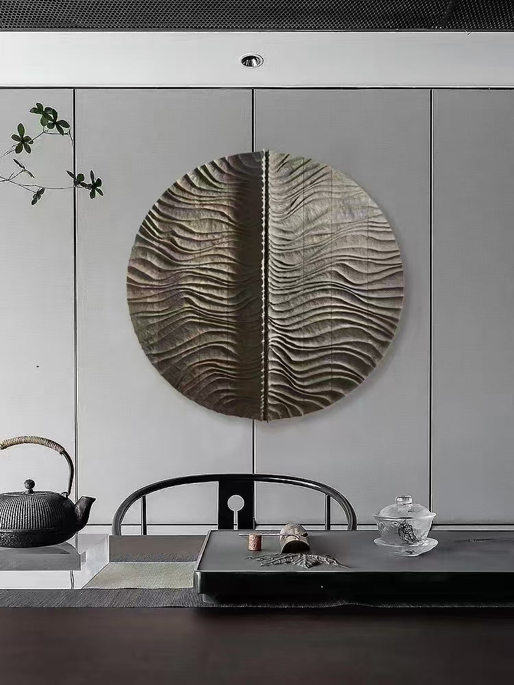 Luxury Hand - crafted Round Art: Transform Your Living Space